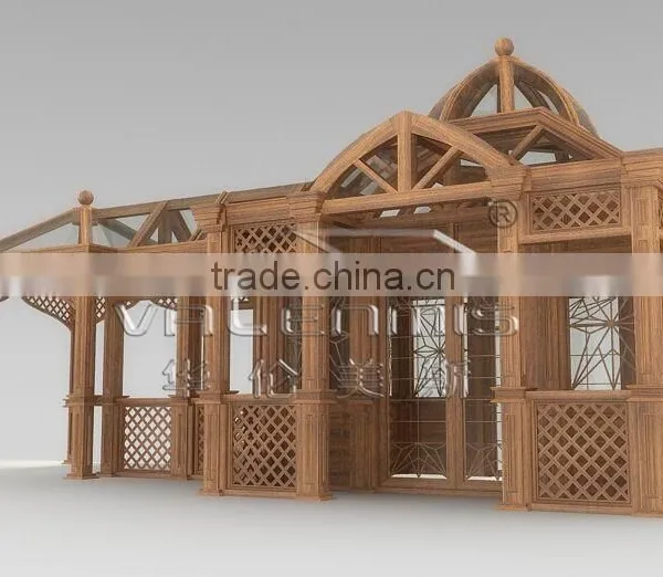 Classical Design Aluminum Sunroom/garden Greenhouse Profile photo-4