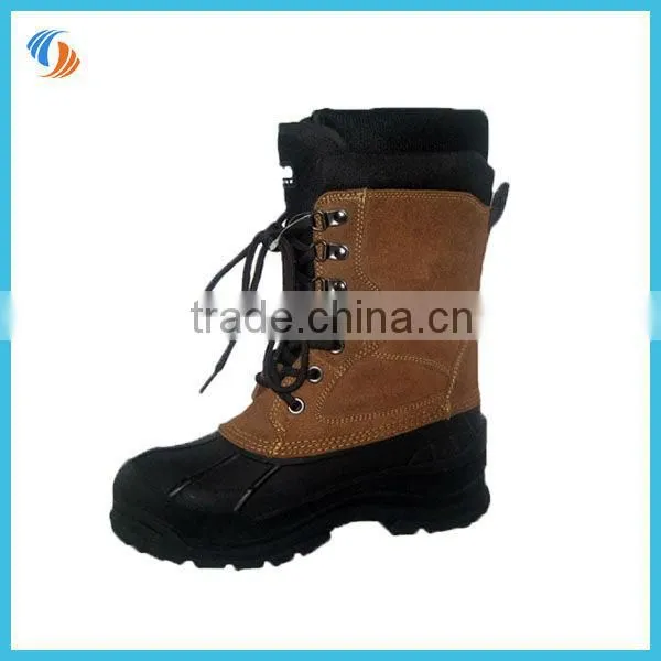 New Leather Removable Lining Snow Boots