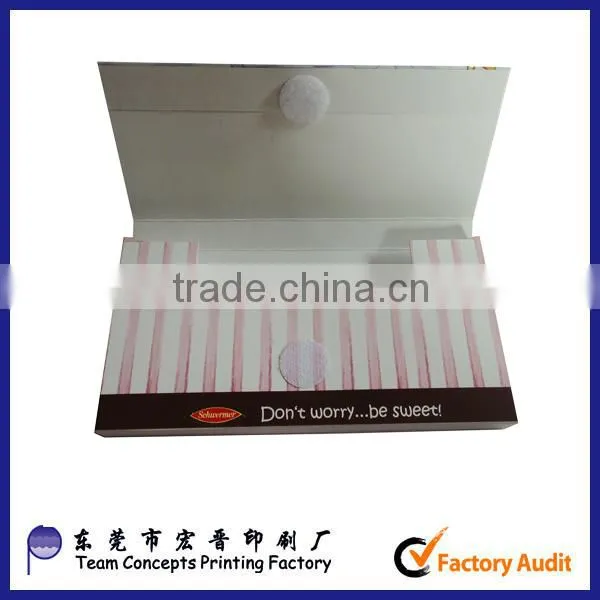 Cheap Custom Printed Paper Chocolate Box With Magnic Tape photo-2