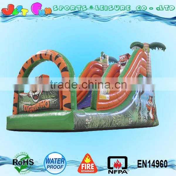 Cheap Inflatable Slide Tiger Theme for Children Garden for Sale photo-6