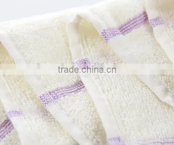 32s2 Lavender Soft Wholesale Cosmetic Cotton Embroidery Towel photo-3