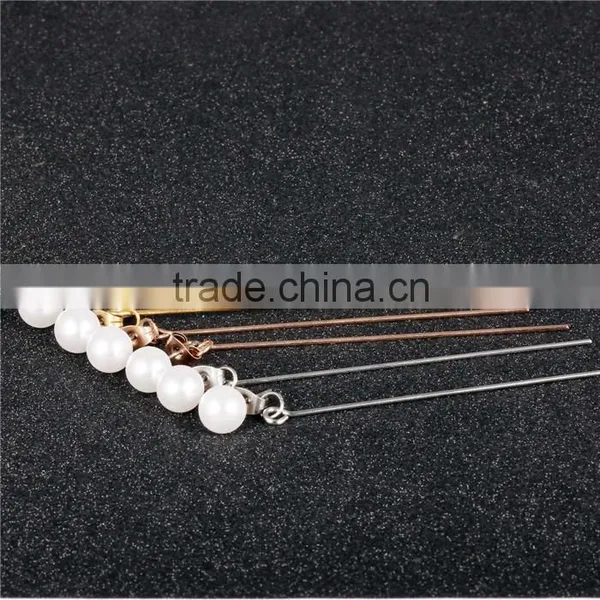 Fashion Trending Hot Product Round Shell Pearl Unique Earring photo-2
