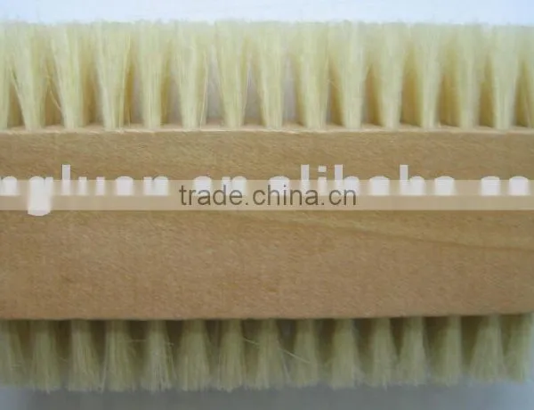 WN82B Double Sided Wooden Nail Brush Manufacturer