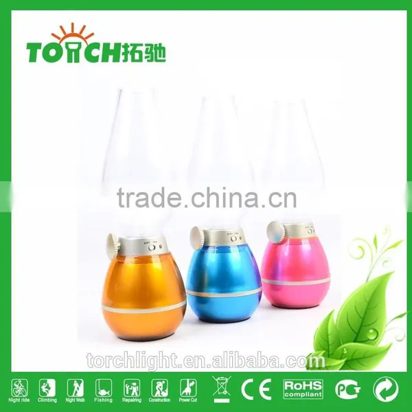 Rechargeable Working Light Indoor and Outdoor Super Bright Colorful Wind Switch Camping Light 3 Colors Solor Led Lantern photo-2