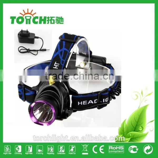 2000 Lumens 3 Modes LED Headlight Flashlight High Power Frontal Lantern Zoomable Head Light Torches Power By2* 18650 Headlamp photo-4