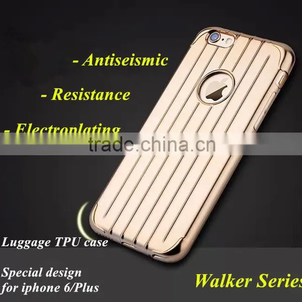 For Iphone 6/plus Style Case Cover, TOP Electroplating, Luggage TPU Material Special Series photo-3