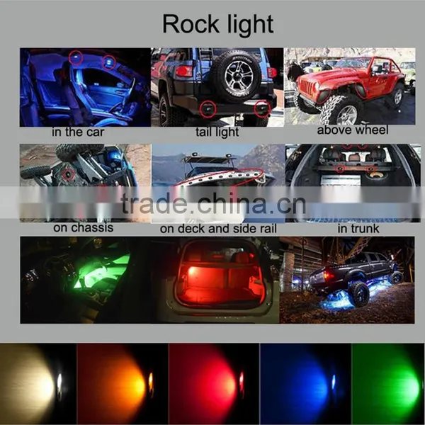 New Rock Lights 2 Inch Led Tail Dome Light Multifunction Rigid Led Side Marker Lamp Rock Light Quality Choice photo-6