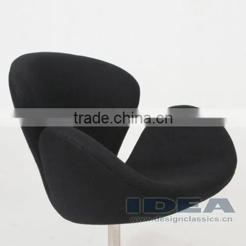 Replica Arne Jocabsen Swan Chair - Black Fabric photo-6