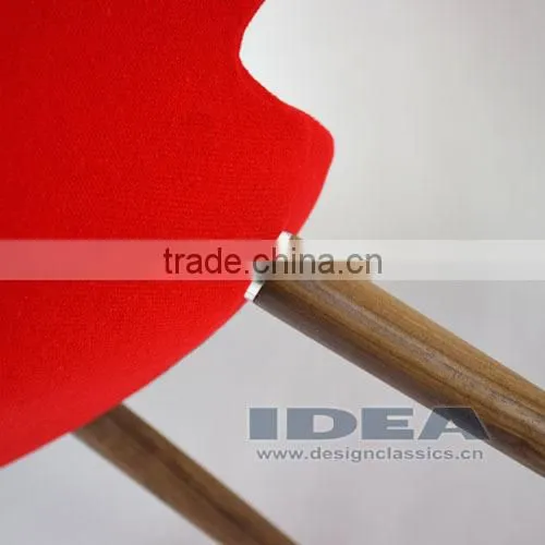 Replica Eero Saarinen Organic Chair - Red Fabric photo-6