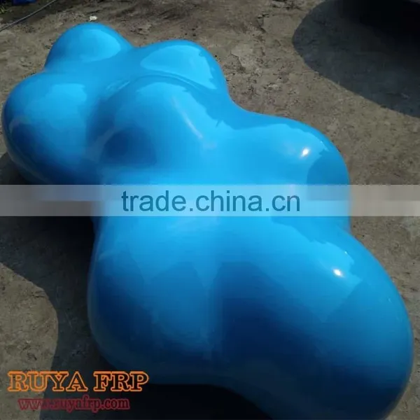 2.6M Outdoor Chair Fiberglass Furniture RUYA Manufacturer Leisure Design Resin Lounge photo-2