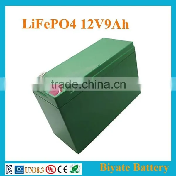 12v 9ah Lifepo4 Battery Pack Lithium Battery/cell