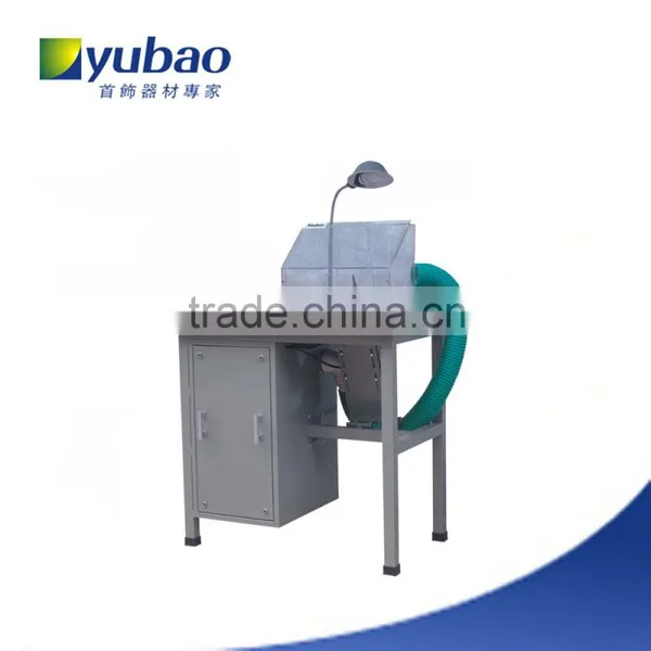 Jewelry polishing machine stand up and half sealed cover lapping machine