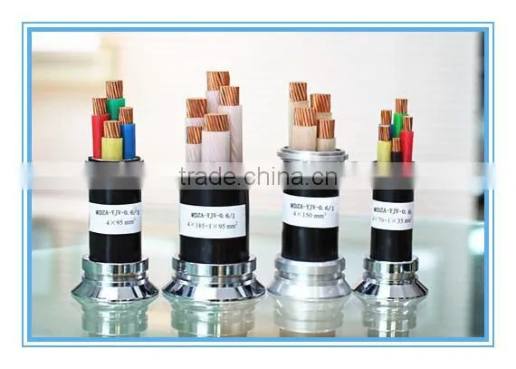 High Voltage XLPE Insulated Fire Resistant Aluminum Alloy Electrical/ Power Cable With STA/ SWA Armor Copper Tape Screen photo-3