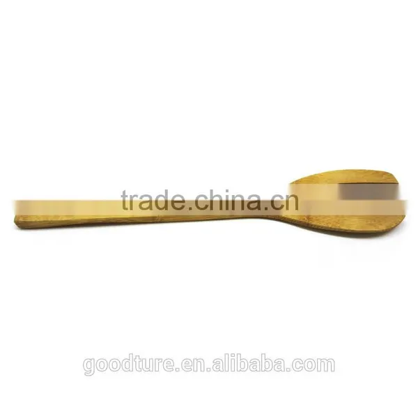 Bamboo Two Lines Oblique Pancake Turner Spatula Scraper Cooking Utensil photo-3