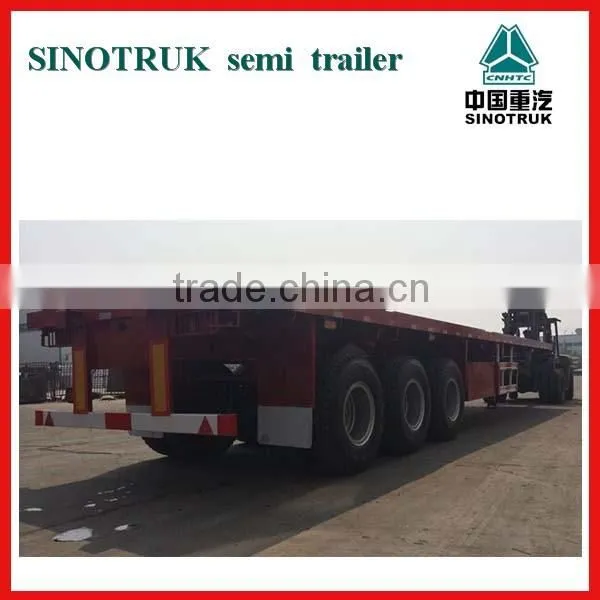 High Quality Low Price 60ton 3 Axle Low Bed Trailer for Sale photo-4