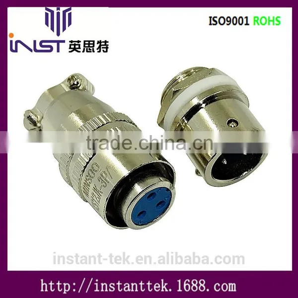 INST XS 12pin Metal Srcew Waterproof Airplug Connector photo-2