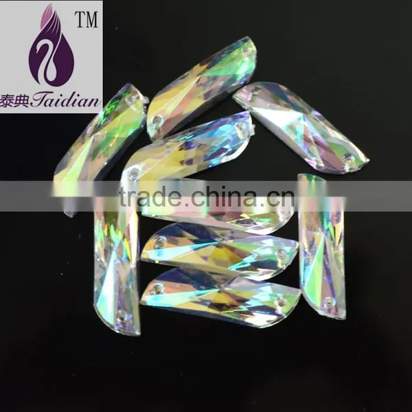 Sew on Stone 20*9mm , Acrylic Accessories, Acrylic for Garment