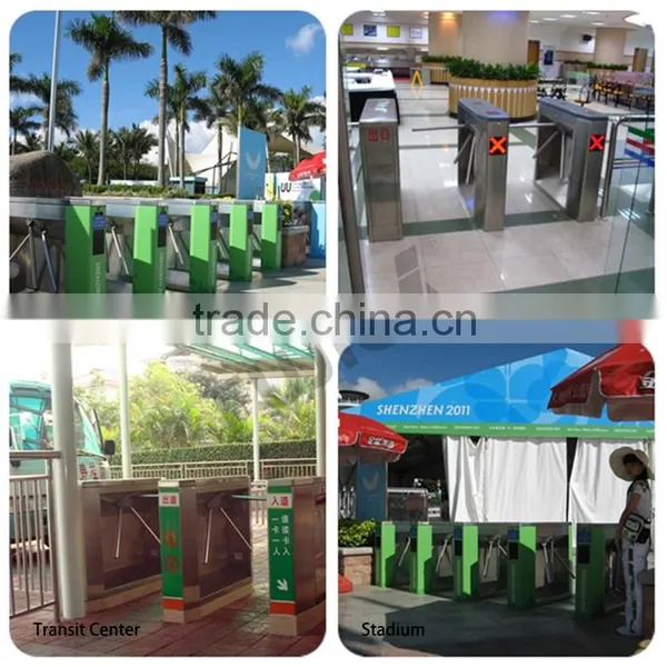 Factory Price Rfid Access Control Turnstile, Electric Semi Automatic Tripod Turnstile With RFID Automatic Access Control photo-5