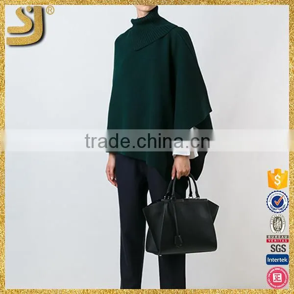 Cheap Fashion Ladies Asymmetric Knitted Woman Sweater photo-6