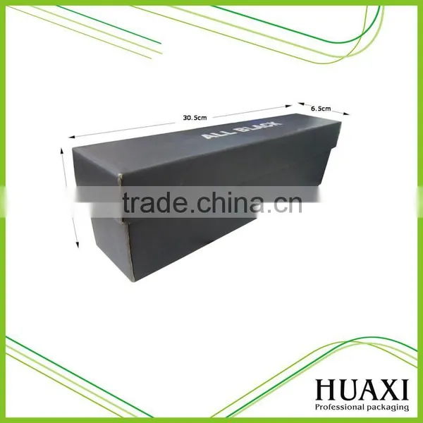 Long Rectangle Black Cardboard Box for Eyeglasses photo-2