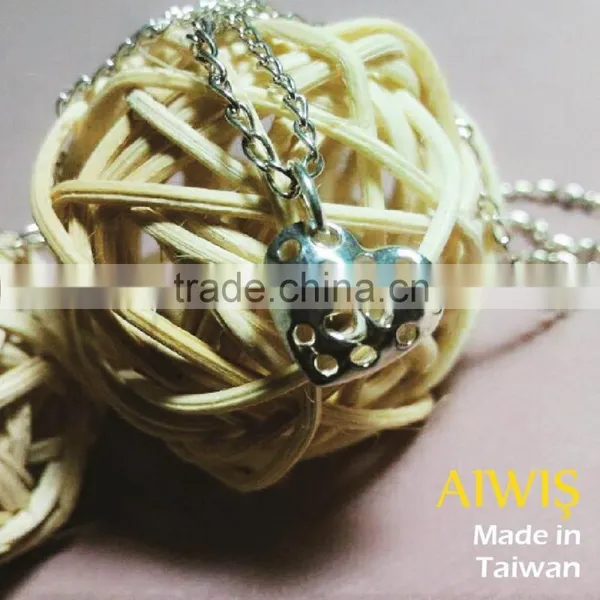 New Creative Design Dotted Heart Silver Necklice Jewelry photo-4