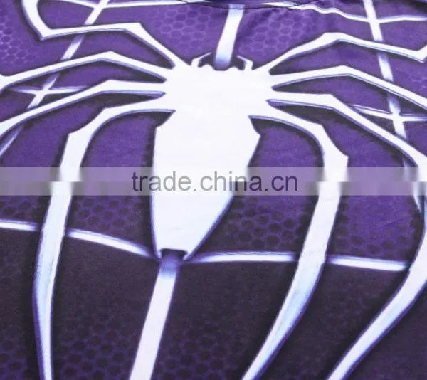 Amazing Spider Logo Shirt Marvel Lycra Compression Fitness Tees Wholesale In-stock Superhero T Shirt photo-5