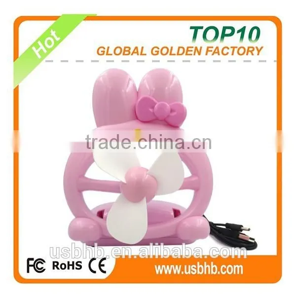 New Plastic Air Battery Power Portable Usb Cooling Fan With Strong Wind photo-3
