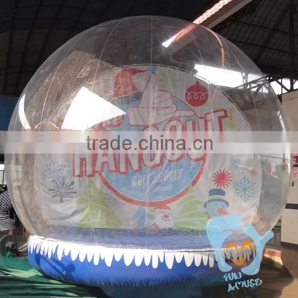 Outdoor Funny Inflatable Snow Globe for Holiday Events photo-4