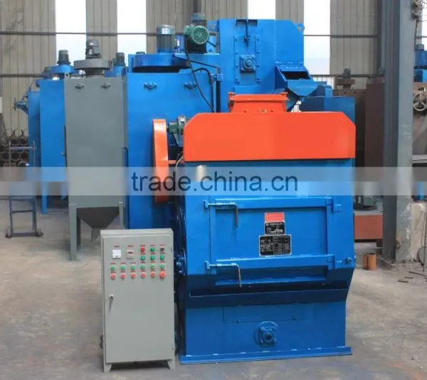 Q326 Tumble Rubber Belt Shot Blasting Machine/Tumble Belt Shot Blasting Equipment photo-2
