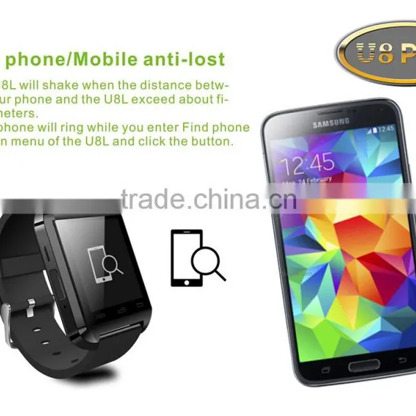 u8 Bluetooth Smartphone WristWatch U8 Plus U Watch for IPhone Samsung S4/Note2/Note3 Android Phone ,ISO System photo-6