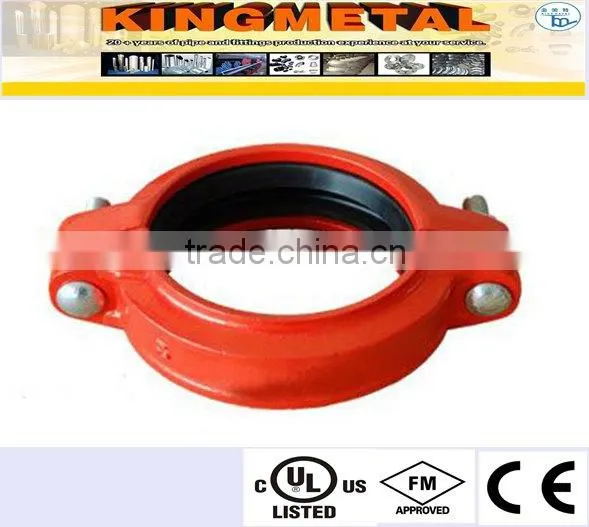 Casting Ductile Iron Grooved Fittings Rigid Coupling