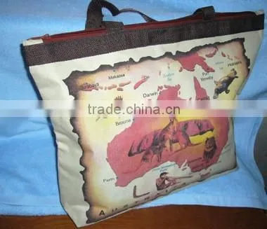 2015 New Design Recycled Printed Cotton Canvas Bags/cotton Tote Bags photo-2