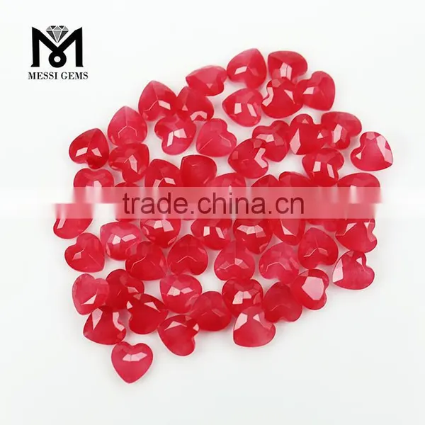 Loose Gemstone Sparkling Natural Unheated Red Heart Natural Gemstone photo-5
