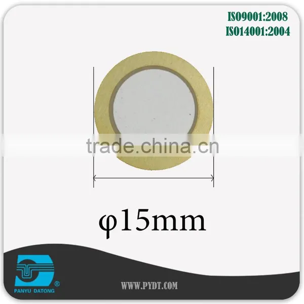 15mm Piezoelectric Element Disc for Watch