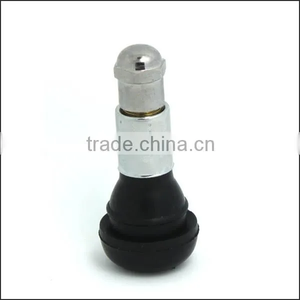 TR#413C Chromed Sleeve & Cap Snap-in Tubeless Tire Valves
