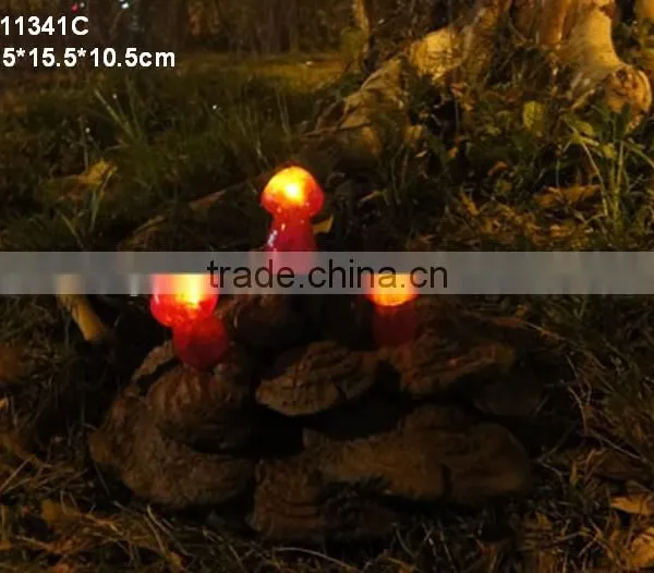 Resin Led Mushroom Grow Light Decoration photo-3