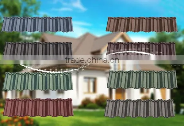 Fashion and Durable Nosen Stone Coated Metal Roofing Tile photo-2