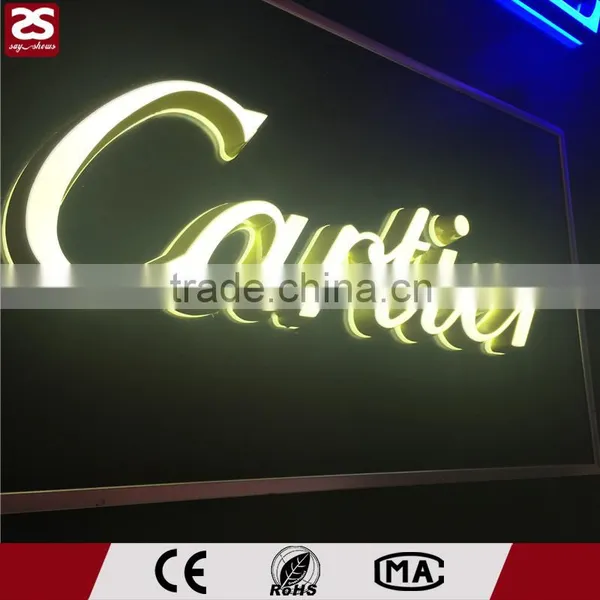 Advertising Signage Acrylic Mini Sign Front Lit Led Sign Letter photo-2