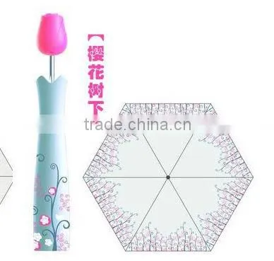 ROSE UMBRELLA, Rose Vase Umbrella of Love photo-6