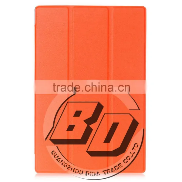 Manufacturer Wholesale Professional Three Folding Stand PU Leather Tablet Case For Sony Xperia Z4 Tablet Lowest Price photo-2