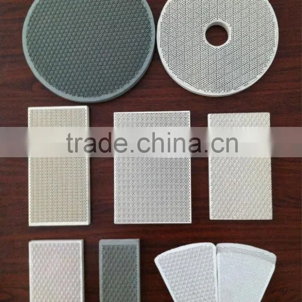 Porous Cordierite Honeycomb Infrared Catalytic Ceramic Plates for Bbq Burners, Customized Radiant Cordierite Plague 128 x 73 photo-2