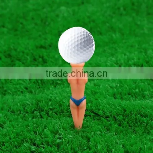 6Pcs 80mm Novel Bikini Male Golf Tees Male Model Golf Tees Divot Tools photo-3