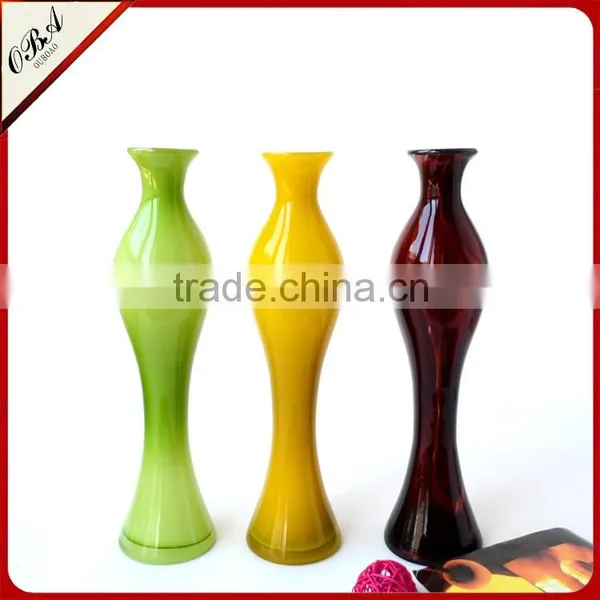 Wholesale Selling Hand Made of High-grade and Colorful Glass Vase in Liaoning