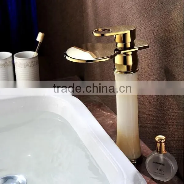 Shocking Price Unique Lead Free Brass Bathroom Basin Waterfall Faucet, Deltar Faucet Brands photo-2