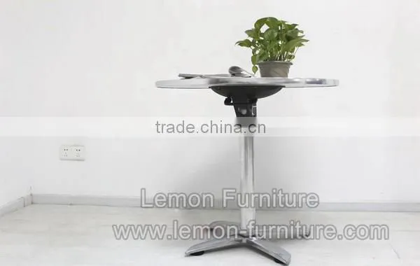 Cheap Hotsell Marble Dining Table Tops With Aluminum Edge and Stainless Leg photo-2
