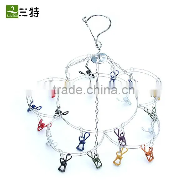 Stainless Metal Socks Hanger photo-2