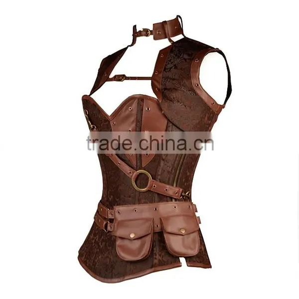 2016 The Newest Sexy Steam Punk Corsets in Stock photo-4