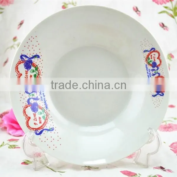 2015 Fancy Design Soup Plate for Mother Day , Love Soup Plate for China photo-2