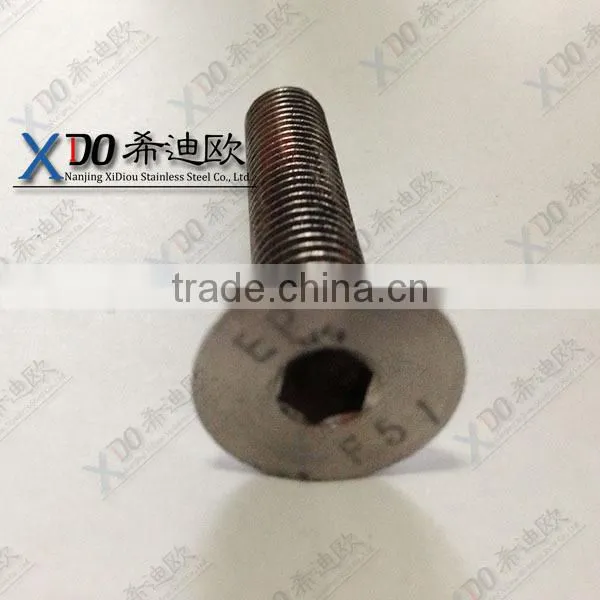 Inconel 600 UNS N06600 EN 2.4816 Alloy600 Hex Socket Countersunk Head Cap Screws photo-5
