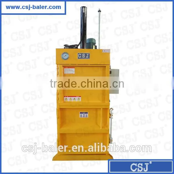 CE Certificated JP8060T15 Small Sized Vertical Leather Baling Machine photo-3